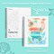 Ohuhu Double Sided Marker Pads Art Sketchbook Bleedproof - 9"x12" Large Paper Size - 90LB/150GSM Smooth Drawing Paper - 60 Sheets/120 Pages, Spiral Bound Sketching Book for Alcohol Markers Christmas